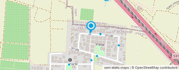 מפת הגעה אל רייס משה בודק חשמל