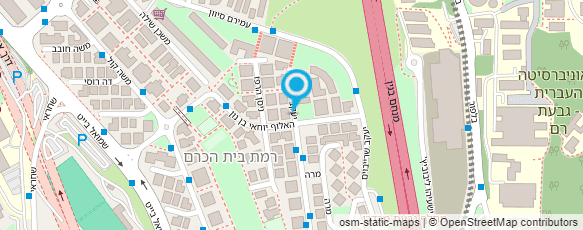 מפת הגעה אל עו"ד חיון שיר - מרצה