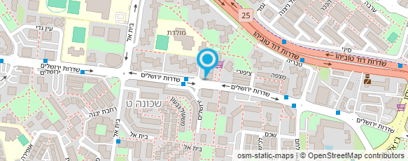 מפת הגעה אל בית חב"ד שכונה ט'