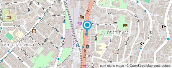 מפת הגעה אל דרך חברון