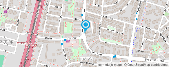 מפת הגעה אל ט.א הובלות ושליחויות