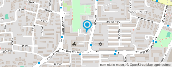 מפת הגעה אל שירותי בריאות כללית