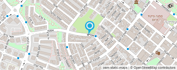 מפת הגעה אל פרץ סנטר