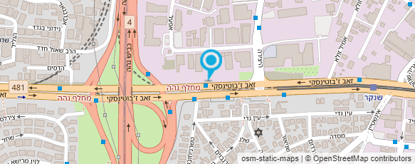 מפת הגעה אל יקיר אקספרס הובלות