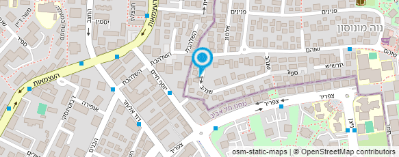 מפת הגעה אל טלי ראובן קוסמטיקה פרא-רפואית