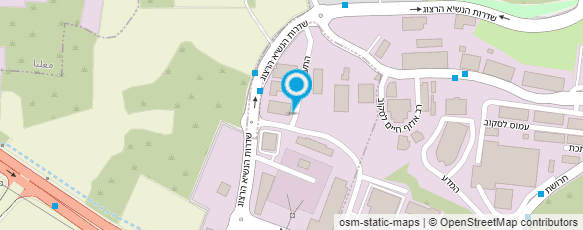 מפת הגעה אל המרכז לאספקה טכנית ואיטום