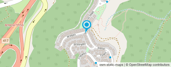 מפת הגעה אל ישי ופרגולות