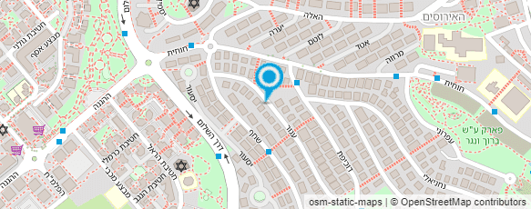 מפת הגעה אל מוסך חמודי