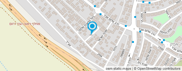 מפת הגעה אל מנחם דניאל - אימוני פילאטיס