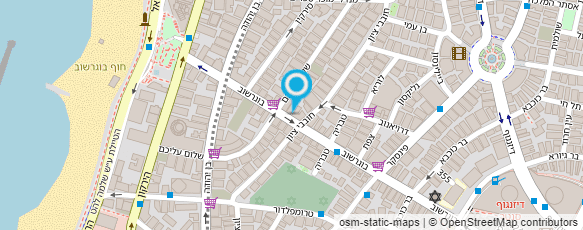 מפת הגעה אל פלאפל גבאי