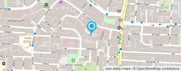 מפת הגעה אל עו"ד גזנדה ניב