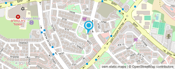 מפת הגעה אל סוזן זוהר - עיצוב שמלות