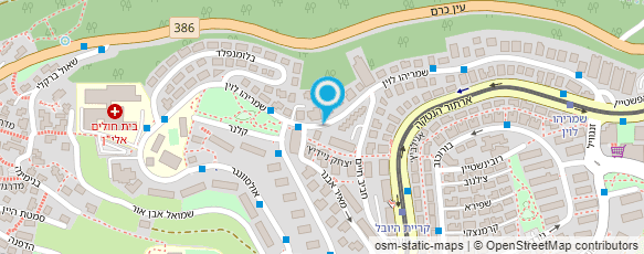 מפת הגעה אל שירותי בריאות כללית