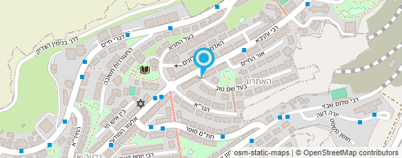 מפת הגעה אל הדסה עוזרי שמלות ערב