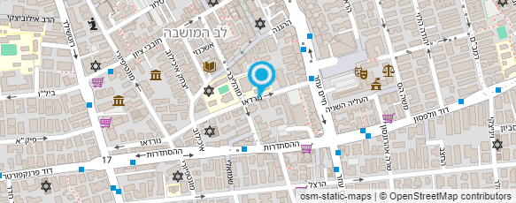 מפת הגעה אל עו"ד צדיקי שירן