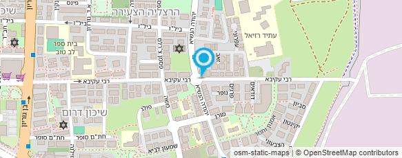 מפת הגעה אל עו"ד עצמוני שירה