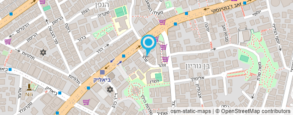 מפת הגעה אל בלנדין שמלות כלה BALANDIN