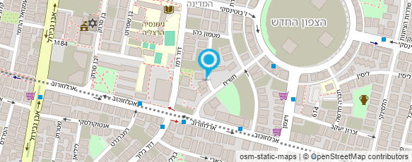 מפת הגעה אל עו"ד אביב אושרית