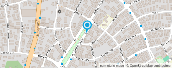 מפת הגעה אל אדיר עיצוב פיתוח וטיפוח גינות