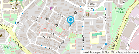 מפת הגעה אל גינות כרמל מפת הגעה אל גינות כרמל