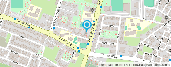 מפת הגעה אל מרכז יום  "דוד רזיאל"