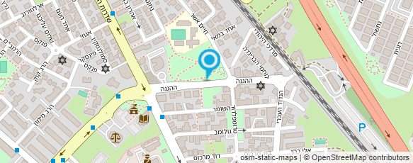 מפת הגעה אל מרכז יום לתשושי נפש  "ההגנה"