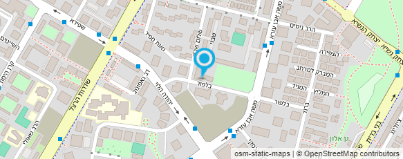 מפת הגעה אל פיצה ברכת השם