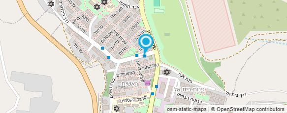 מפת הגעה אל פק"ע עבודות בעץ