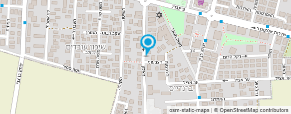 מפת הגעה אל גלית ישראלי - סטודיו לפסיפס