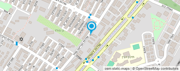 מפת הגעה אל עו"ד שלמה פרץ