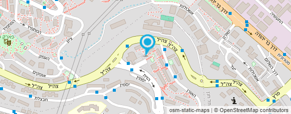 מפת הגעה אל מוניות עידן