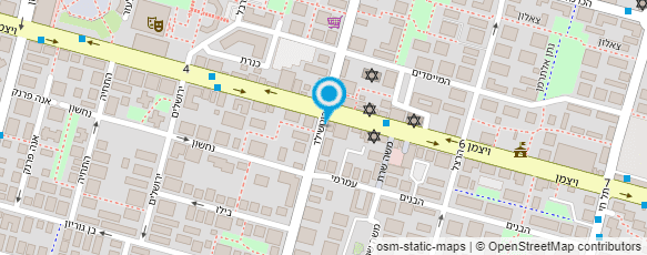 מפת הגעה אל מוניות א.מ.ן הסעות