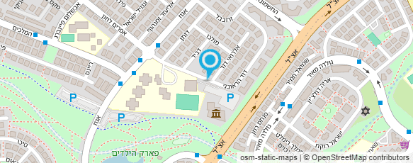 מפת הגעה אל תיכון דוד טוביהו