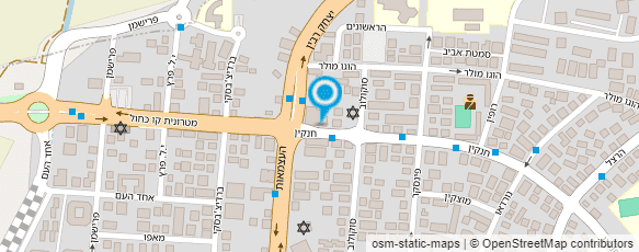 מפת הגעה אל מחסני השוק