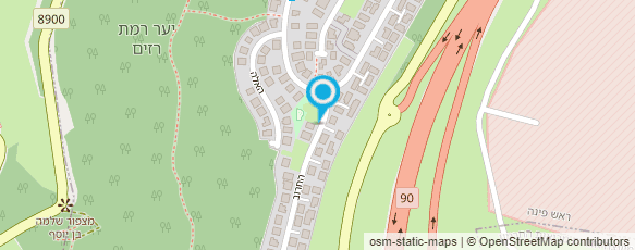 מפת הגעה אל אחוזת הדר