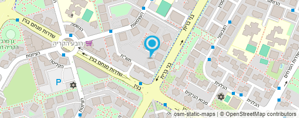 מפת הגעה אל SHER PROJECTS