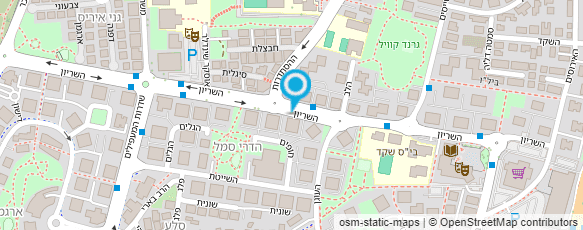 מפת הגעה אל שירי בלום לאודן - עיצוב פנים