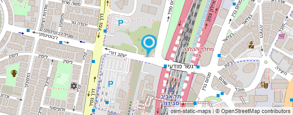 מפת הגעה אל מסעדת בבאי