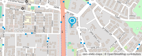 מפת הגעה אל מנשה כץ - מורה נהיגה