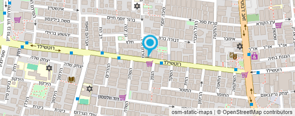 מפת הגעה אל נתנאל לוי