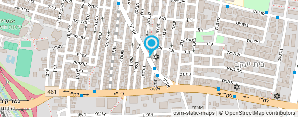 מפת הגעה אל פיצה גולדה