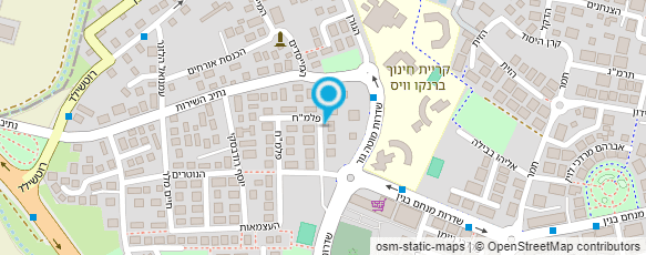 מפת הגעה אל מוטי שמואל עבודות אלומיניום