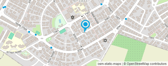 מפת הגעה אל הג'חנון של מזל