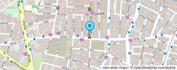 מפת הגעה אל פלאפל בן חור