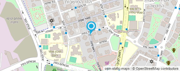 מפת הגעה אל עו"ד שרקוביק דנית