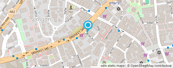 מפת הגעה אל עו"ד יהשוע לירן