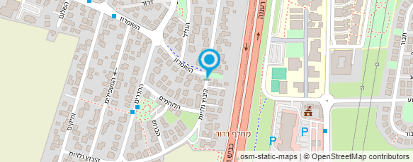 מפת הגעה אל לילך אשל - מטפלת בשיאצו