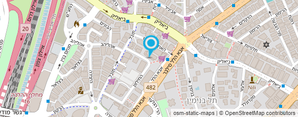 מפת הגעה אל עו"ד דגן ארז