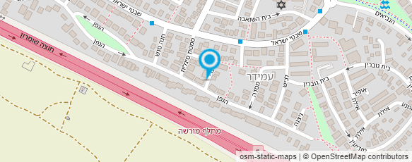 מפת הגעה אל ישראלה קוסמטיקאית