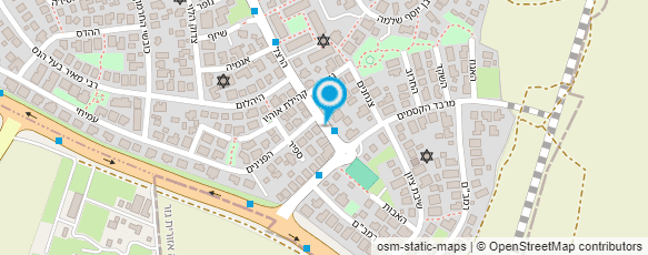 מפת הגעה אל תומר שרעבי - עבודות גמר